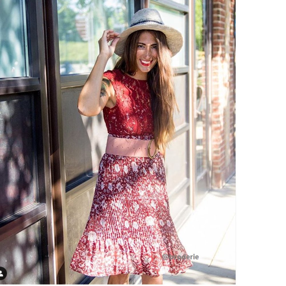 Anthropologie tracey reese Arcadia Midi Dress new - Picture 3 of 8